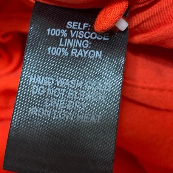 NEW Lulus Carmela Coral Red Sleeveless V Neck Ruffle Mini A Line Dress Size XS - Picture 6 of 6